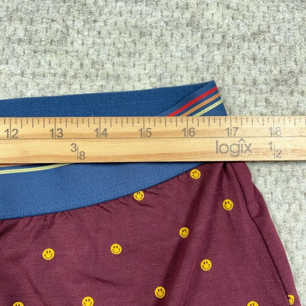 Marine Layer Mens Best Ever Boxer Briefs Sz XXL 2XL Burgundy Smile Face Lot of 2